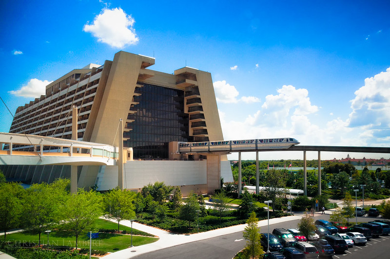 image - disney contemporary resort monorail by CL photographs flickr