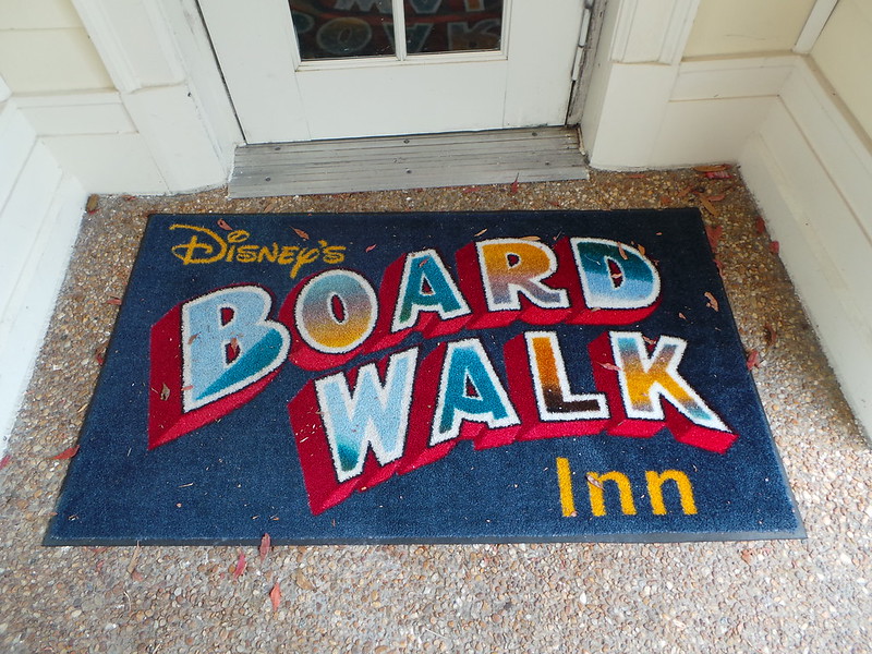 image - disney's board walk inn doormat by debmomof3 flickr