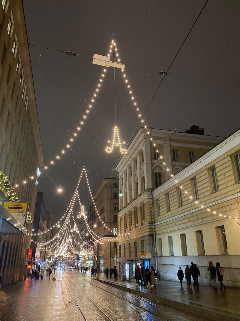 image - helsinki christmas lights