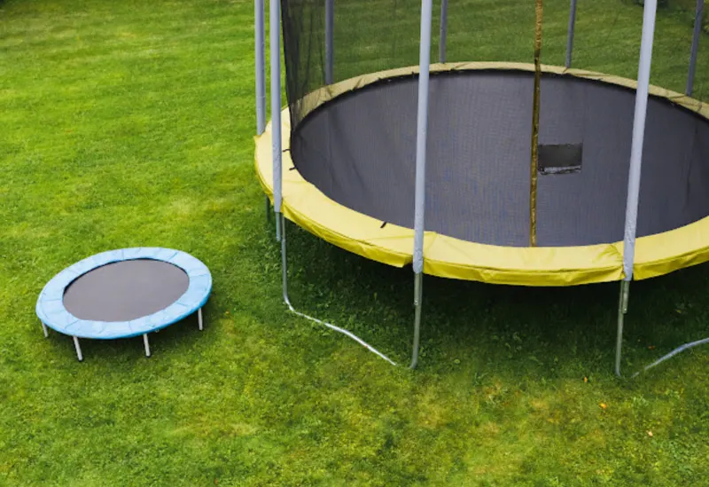 image - backdrop on trampoline 