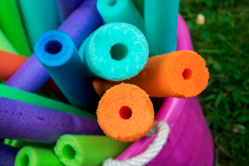 image - colorful pool noodles