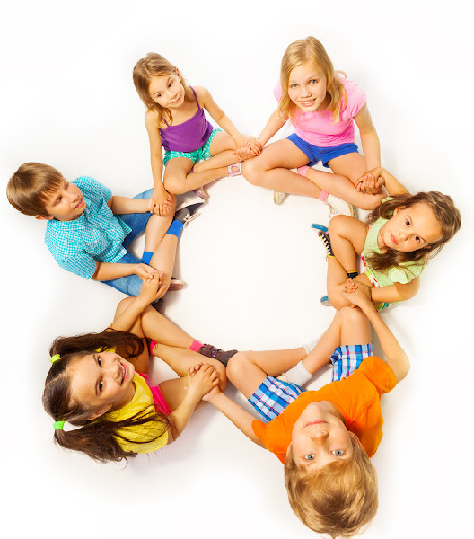 image - duck duck goose on the trampoline