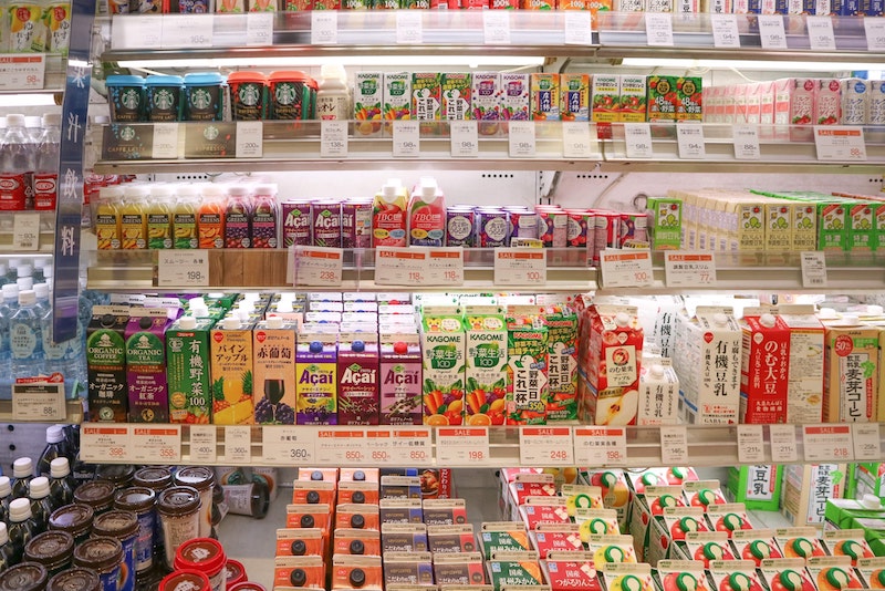 image - japanese supermarket drinks by joan-tran