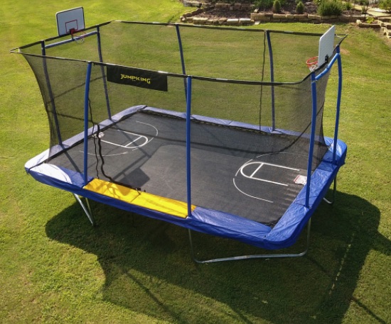 image - jumpking trampolines with basketball hoops