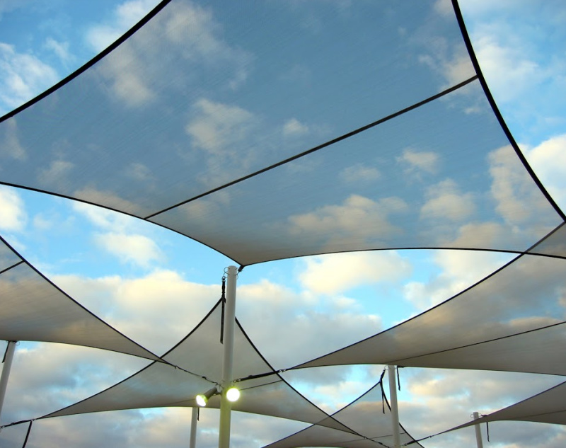 image - shade cloth cover for trampoline