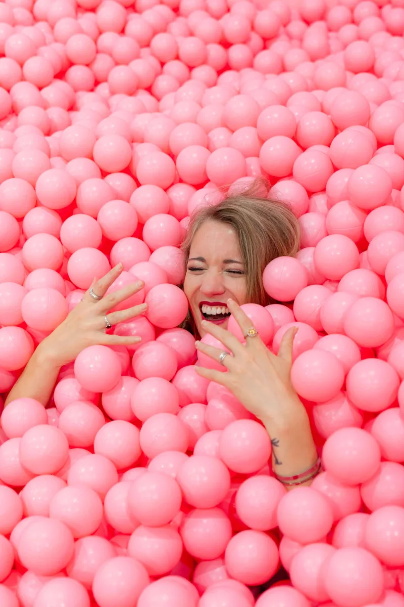 image - trampoline ball pit