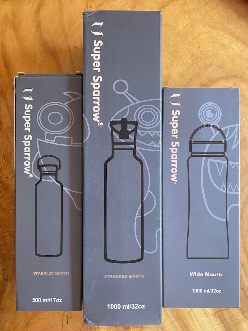 image - super sparrow water bottles