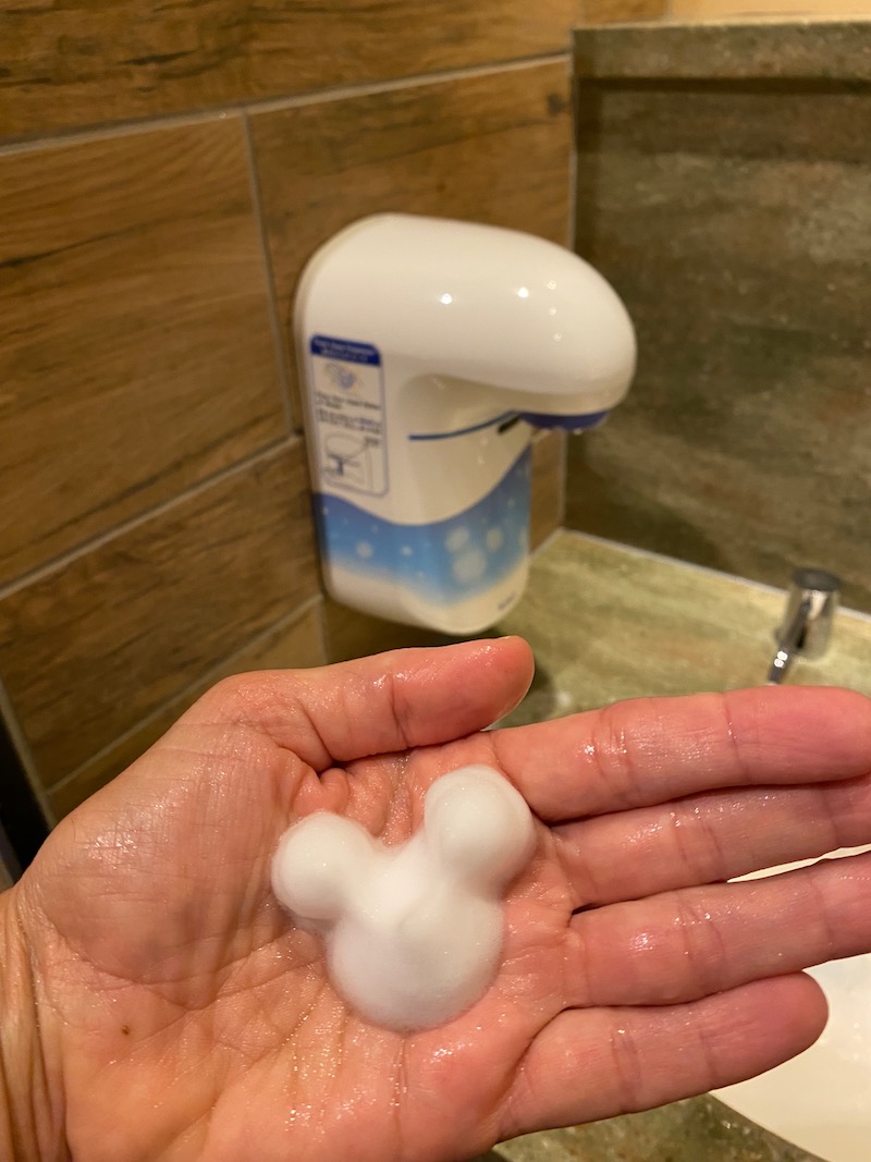 tokyo disneyland mickey mouse soap in shape of mickey head