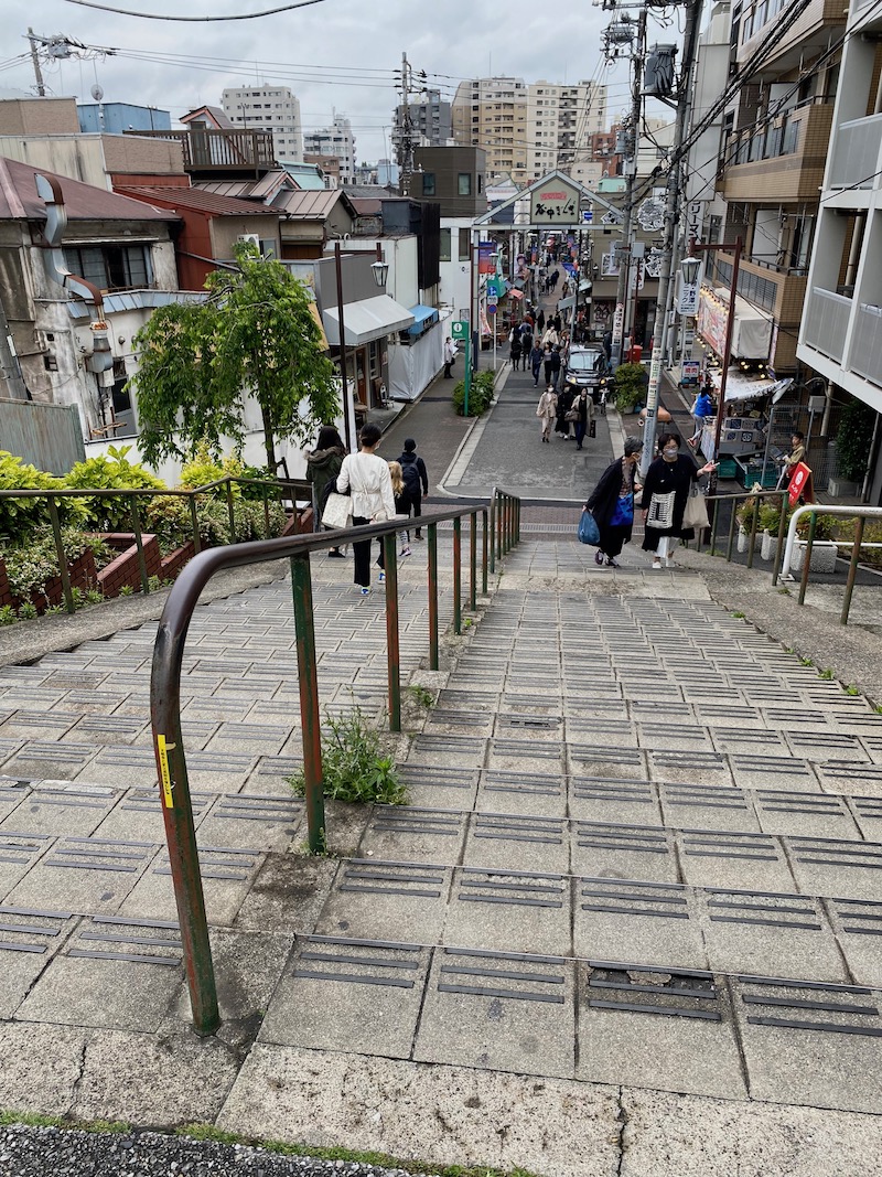 yanaka ginza shopping street entrance